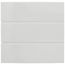 9" Left End Cap for UF-3 Baseboard (White)
