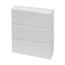 9" Right End Cap for UF-3 Baseboard (Glacier Grey)