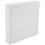 12" Left End Cap for UF-4 Baseboard (White)