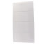 6" Left End Cap for UF-4 Baseboard (White)
