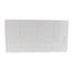 9" Right End Cap for UF-4 Baseboard (White)