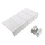 9" Right End Cap for UF-4 Baseboard (White)