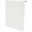 12" Left End Cap for UF-5 Baseboard (White)