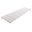 6" Left End Cap for UF-8 Baseboard (White)