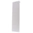 6" Left End Cap for UF-8 Baseboard (White)
