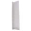 12" Left End Cap for UF-8 Baseboard (White)