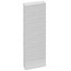 12" Left End Cap for UF-8 Baseboard (White)