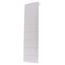 6" Left End Cap for UF-8 Baseboard (White)