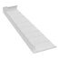 12" Right End Cap for UF-8 Baseboard (White)