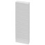 12" Right End Cap for UF-8 Baseboard (White)
