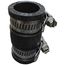 3/4" x 3/4" Condensate Rubber Flexible Coupling (PVC to Copper)