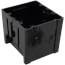 2-Gang Screw-On Gangable Plastic Box for Retrofit or New Construction (Black)