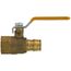 3/4" Expansion 3/4" Female NPT Brass Ball Valve (Lead Free)