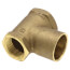 1" X 3/4" X 1" FxFxC Cast Brass Tee (Lead Free)