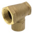 1" X 3/4" X 1" FxFxC Cast Brass Tee (Lead Free)