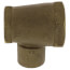 1-1/2" X 3/4" X 1" FxFxC Cast Brass Tee (Lead Free)