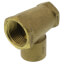 3/4" x 1/2" x 3/4" FxFxC Tee (Lead Free)