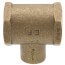 3/4" X 3/4" X 1/2" FxFxC Cast Brass Tee (Lead Free)