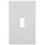 Fassada 1 Gang Wall Plate for Traditional Style Dimmers or Switches, FG-1-WH, White