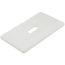 Fassada 1 Gang Wall Plate for Traditional Style Dimmers or Switches, FG-1-WH, White