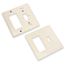 Fassada 2-Gang  1 Traditional/1 Designer Wall Plate (Light Almond)