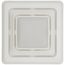 Quick Install Bathroom Exhaust Fan Upgrade Cover (Single Unit)