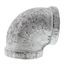 1-1/2" Galv 90° Elbow, Class 150