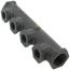 4 port, 1-1/4" x 1" Female, with 3/4" Female Ports, Large Poly Coated Manifold