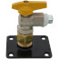 1/2" 90-Degree AutoFlare Flange Valve