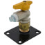 1/2" 90-Degree AutoFlare Flange Valve