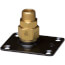 3/8" AutoFlare Retangular Steel Flange Adapter