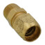 3/8" (1/2" NPT) AutoSnap Brass Adapter