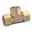1" TracPipe x 1" Female Brass NPT AutoFlare Tee