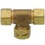 1/2" Tracpipe Brass AutoFlare Tee
