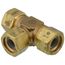 1/2" Tracpipe Brass AutoFlare Tee