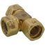 3/4" Tracpipe Brass AutoFlare Tee