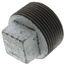 1-1/4" Galv Regular Cored Plug, Class 150