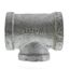 1-1/4" x 1-1/4" x 1" Galv Tee, Class 150
