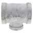 1-1/4" x 1-1/4" x 3/4" Galv Tee, Class 150