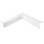 Inside Corner for UF-1 Baseboard (White)