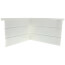 Inside Corner for UF-3 Baseboard (White)