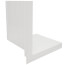 Inside Corner for UF-4 Baseboard (White)