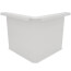 Inside Corner for UF-4 Baseboard (White)