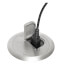 1-Gang Round Carpet Ring for FLB3531TK and FLB3532TK Floor Box Kits (Nickel-Plated Brass)
