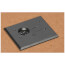 1-Gang Non-Metallic Adjustable Floor Box w/ Two Threaded Plugs (Black)