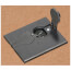 Adjustable Non-Metallic Floor Box for New Floors with Flip Lids (Black)