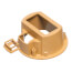 InBox Non-Metallic Floor Box Cover Kit w/ Low-Voltage Divider (Caramel)