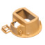 InBox Metallic Floor Box Cover Kit w/ Low-Voltage Divider (Brass)