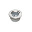 InBox Metallic Floor Box Cover Kit w/ Low-Voltage Divider (Nickel-Plated Brass)