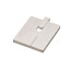 1-Gang Recessed Floor Box Cover Kit for New Concrete (Nickel-Plated Zinc)